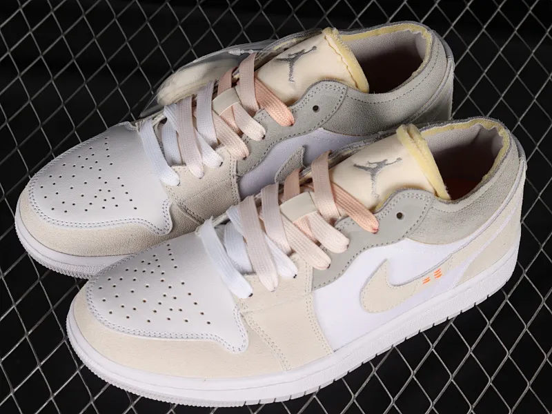 All categories Air Jordan Jordan series basketball shoes Air Jordan 1 Low Air Jordan 1 Low "White and Phantom" AJ1 Joe 1 off-white retro cultural leisure sports sneakers DN1635-100
